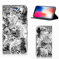 Mobiel BookCase Apple iPhone X | Xs Skulls Angel