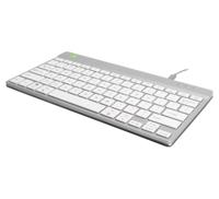 R-Go Tools Compact Break Ergonomic Keyboard QWERTY (ND), bedraad, W128444809 (toetsenbord QWERTY (ND), bedraad, wit)