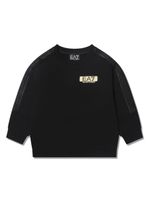 Emporio Armani Kids sweat à logo imprimé - Noir