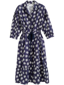 Chinti & Parker robe mi-longue Ditsy à fleurs - Bleu