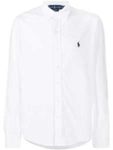 Polo Ralph Lauren chemise à logo brodé - Blanc