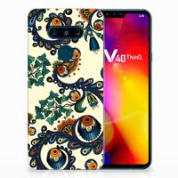 Siliconen Hoesje LG V40 Thinq Barok Flower