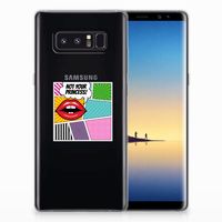 Samsung Galaxy Note 8 Silicone Back Cover Popart Princess