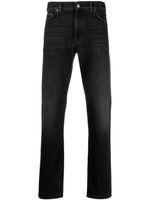 Zegna mid-rise straight-leg jeans - Gris - thumbnail