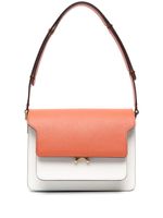 Marni sac à bandoulière Trunk à design colour block - Orange