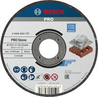 Bosch 1x PRO Stone Longlife doorslijpschijf voor kleine haakse slijpers en asgat 22,23 mm (voor Holle bakstenen bouwsteen, Marmer, Ø 115 mm, Professional Accessoires Kleine haakse slijper)