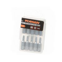 Bits 1/4" 25mm Torx T15 (set van 10)