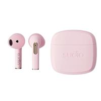 Sudio N2 Poederroze – open hoofdtelefoon, draadloos, Bluetooth, multipoint, geïntegreerde microfoon voor oproepen, 30 uur batterijduur met oplaadcase, IPX4 waterdicht, USB-C, zonder opladen