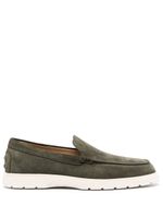 Tod's mocassins en daim - Vert - thumbnail