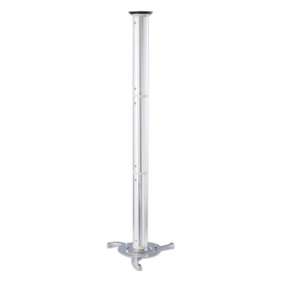 Manhattan 424820 Beamer-plafondbeugel Kantelbaar, Draaibaar Afstand vloer-plafond (max.): 106 cm Zilver