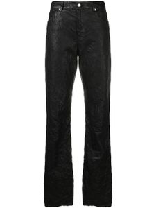 Zadig&Voltaire pantalon Evy à effet froissé - Noir