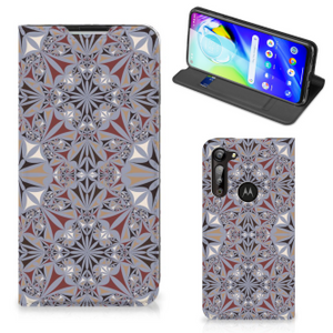 Motorola Moto G8 Power Standcase Flower Tiles