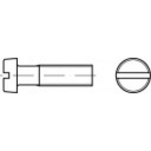 TOOLCRAFT TO-5445123 Cilinderschroeven M4 12 mm Sleuf DIN 84 Messing 1000 stuk(s)