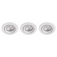 Philips Sparkle Inbouwspot LED 3x5W/350lm Rond Wit