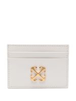 Off-White Jitney Simple leather cardholder - Blanc