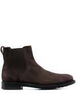 Tod's bottines chelsea en daim - Marron - thumbnail