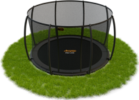 Avyna PRO-LINE FlatLevel 365 cm Royal Class Net Combi trampoline 12 (Kleur rand: grijs)
