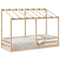 Kinderbed met bedhuis 90x190 cm massief grenenhout - thumbnail