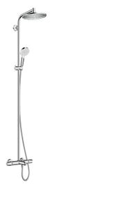 Hansgrohe Crometta S 240 1jet Showerpipe Met Badthermostaat Chroom