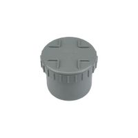 Wavin PVC lijm einddop met schroefdeksel in hulpstuk 32mm