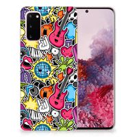 Samsung Galaxy S20 Silicone Back Cover Punk Rock - thumbnail