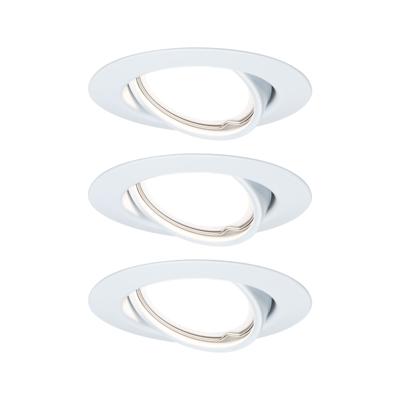 Paulmann 93422 Base Inbouwlamp Set van 3 stuks LED GU10 15 W Wit