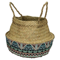 Wants&Needs Accessoires Mand Zeegras Wit 25 X 25 X 20