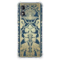 Motorola Moto E13 Case Beige Flowers