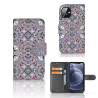 Apple iPhone 12 Mini Bookcase Flower Tiles