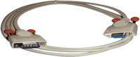 LINDY 31520 - RS232 verlengkabel 9 pol. Sub-D stekker aan 9 pol. Sub-D koppeling - 1:1 – 3m