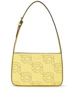 Karl Lagerfeld sac à bandoulière Ikonik en cuir perforé - Jaune - thumbnail