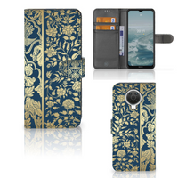 Nokia G10 | G20 Hoesje Beige Flowers