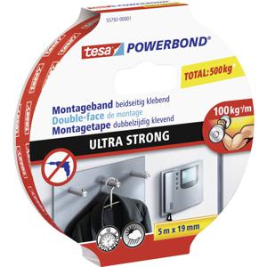 tesa ULTRA STRONG 55792-00001-02 Montagetape tesa Powerbond Wit (l x b) 5 m x 19 mm 1 stuk(s)