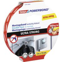 tesa ULTRA STRONG 55792-00001-02 Montagetape tesa Powerbond Wit (l x b) 5 m x 19 mm 1 stuk(s) - thumbnail