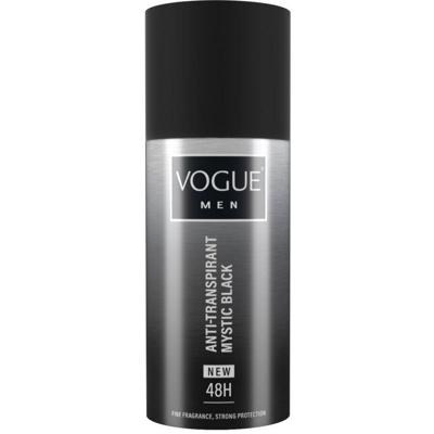 Vogue Vogue Men Deospray Anti-Transpirant Mystic Black - 150 Ml Vogue Vogue Men Deospray Anti-Transpirant Mystic Black - 150 Ml