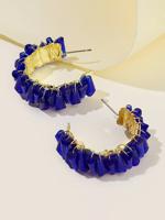 gepersonaliseerd Eenvoudig Kristal oorbellen