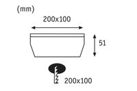 Paulmann 93775 Box Inbouwlamp op zonne-energie 0.6 W Warmwit RVS, Helder - thumbnail