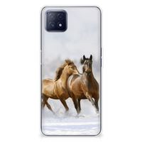 OPPO A53 5G | OPPO A73 5G TPU Hoesje Paarden