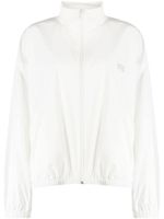 Alexander Wang veste de sport zippée à logo embossée - Blanc - thumbnail