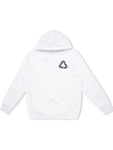 Palace hoodie P3 Team - Blanc