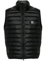 Stone Island gilet à patch logo - Noir