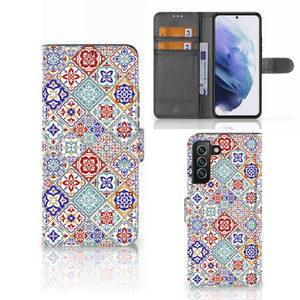 Samsung Galaxy S22 Plus Bookcase Tiles Color