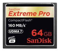 SanDisk 64GB Extreme Pro CF 160MB/s flashgeheugen CompactFlash