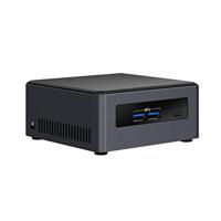 Intel BLKNUC7i3DNHE PC/Workstation Barebones Desktop PC (Core i3-7100U, 32GB RAM, HD Graphics 620, geen besturingssysteem) zwart