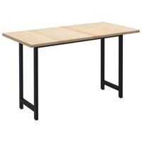 vidaXL Eettafel 140x70x76 cm grenenhout