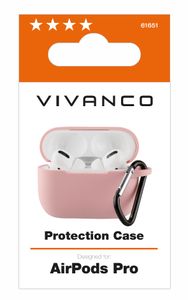 Vivanco AIRPODPROCASEVVP Koptelefoon tas Pink