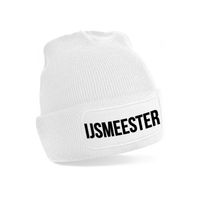 IJsmeester muts - unisex - one size - wit