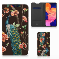 Samsung Galaxy A10 Hoesje maken Pauw met Bloemen