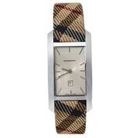 Horlogeband Burberry BU1050 Leder Multicolor 18mm - thumbnail