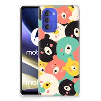 Motorola Moto G51 5G Telefoonhoesje met Naam Bears - thumbnail